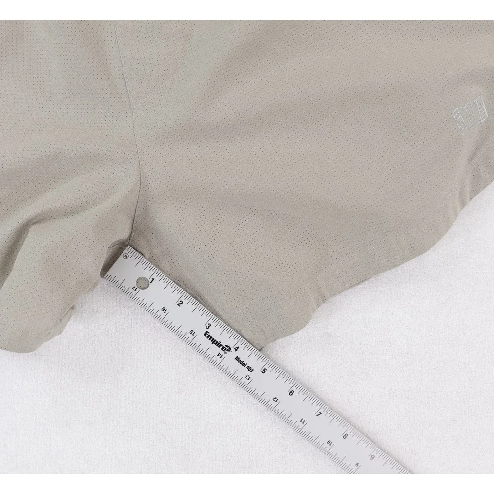 Topo Designs Shorts Mens Medium 4.5" Inseam Light Tan Athletic Running Lined - Picture 8 of 10